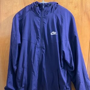 Nike Purple fleece lined zip up Jacket